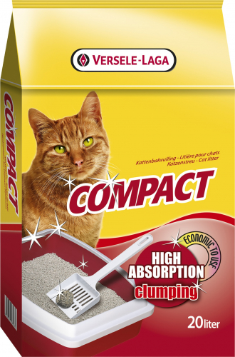 Versele-Laga Compact 20kg - Litière pour chats agglutinante, d'usag